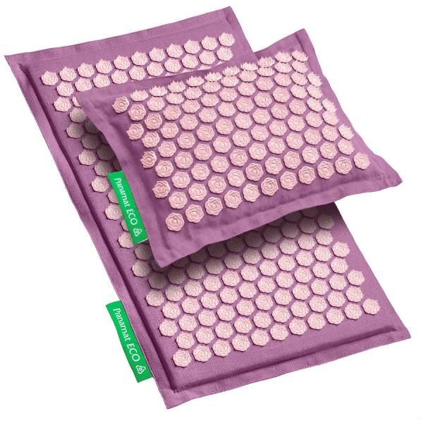 Pranamat ECO + PranaPillow Rozā Lavanda